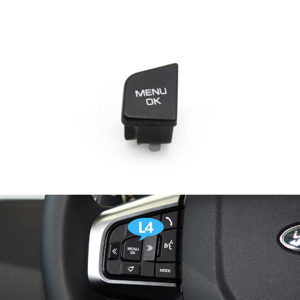 Car Steering Wheel Button Multi-function Control Switch Buttons Cover For Land Rover Discovery Sport 2015-2019