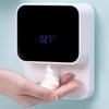 280ml Wandmontierter USB Automatischer Seifenspender Induktions Handwaschgerät 1500mAh LED Temperaturanzeige Seifenspender
