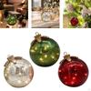 Weihnachtskugel Ornament Anhänger Leuchten Tischbaum Hängedekoration für Feiertag