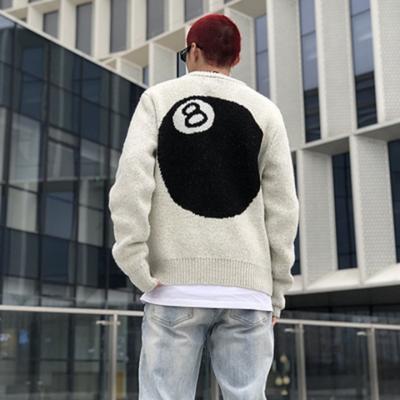 New Winter Large Knitted Hip Hop High Street Loose Sweater