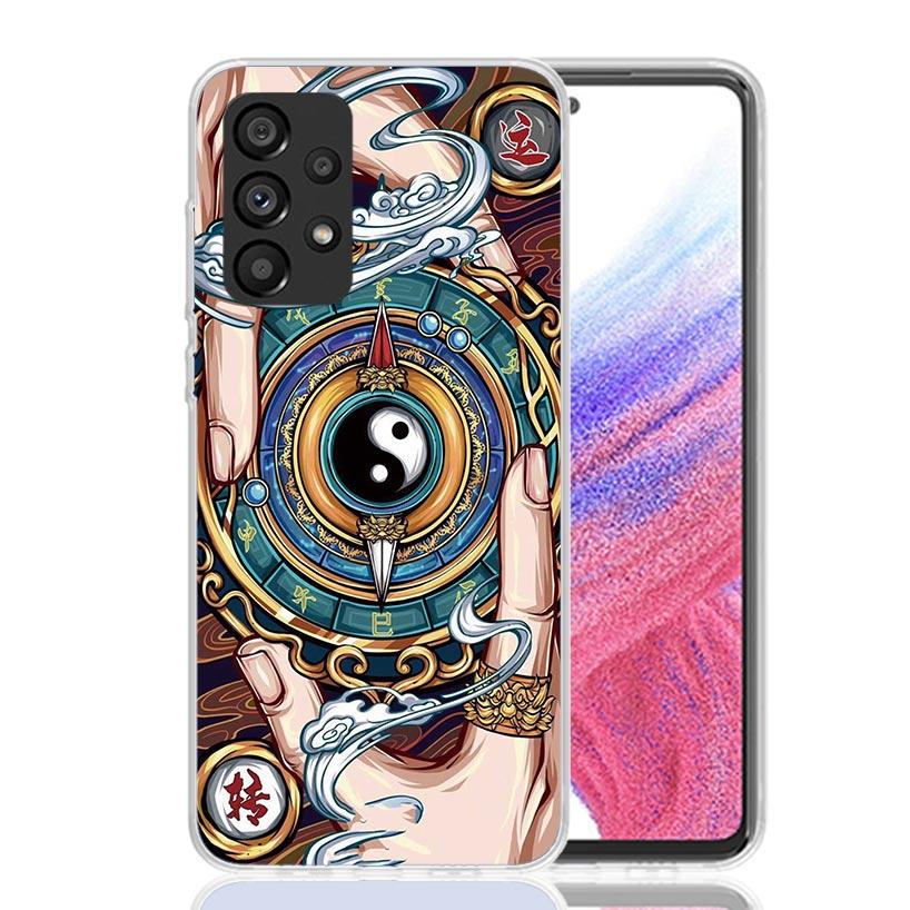 Life Yin Yang Eight Diagrams Phone Case For Samsung Galaxy A52 A32 A22 A12 A02S A50S A30S A51 A31 AA71 Note 20 Ultra 10 S10 Plus