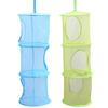 3 Shelf Hanging Storage Net Kids Toy Organizer Bag Bedroom Wall Door Closet