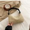 Leisure Weave Straw Bag Summer Beach Handbag Trendy Straw Shoulder Bag  Women