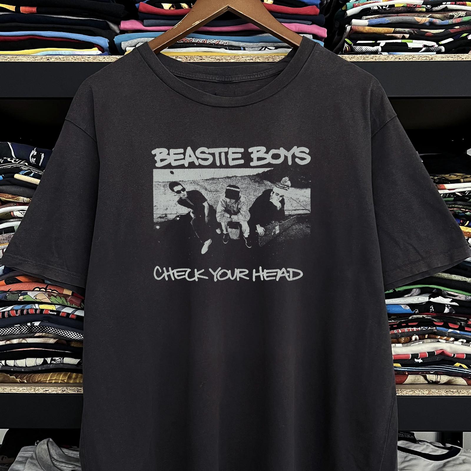 90s Beastie Boys Check Your Head Promo T-Shirt Black XXL 2XL