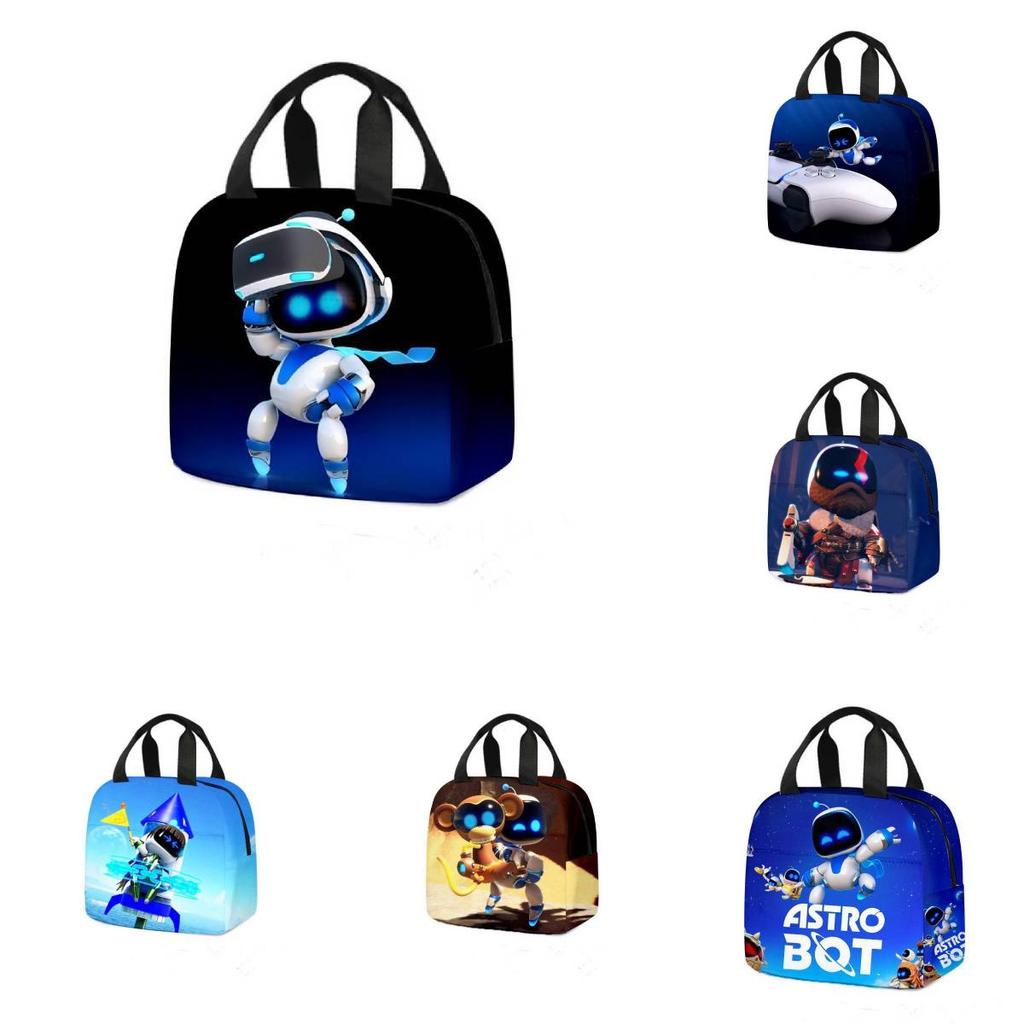 3d Universe Robot Astro Bot Handbag Insulated Bag Cooler Capacity Bags Lunch