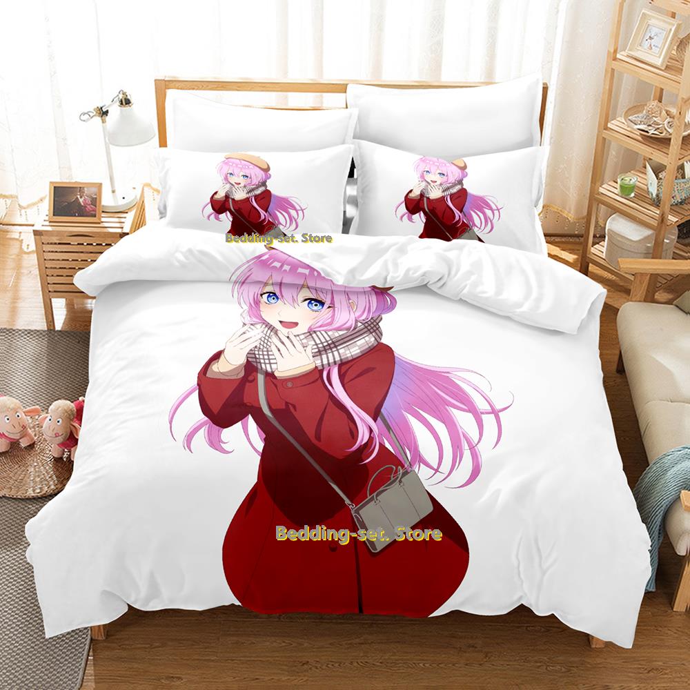 New Shikimori's Not Just A Cutie Bedding Set Cartoon Anime three-piece Set Adult Kid Bedroom Duvetcover Sets Camas Dormitorio