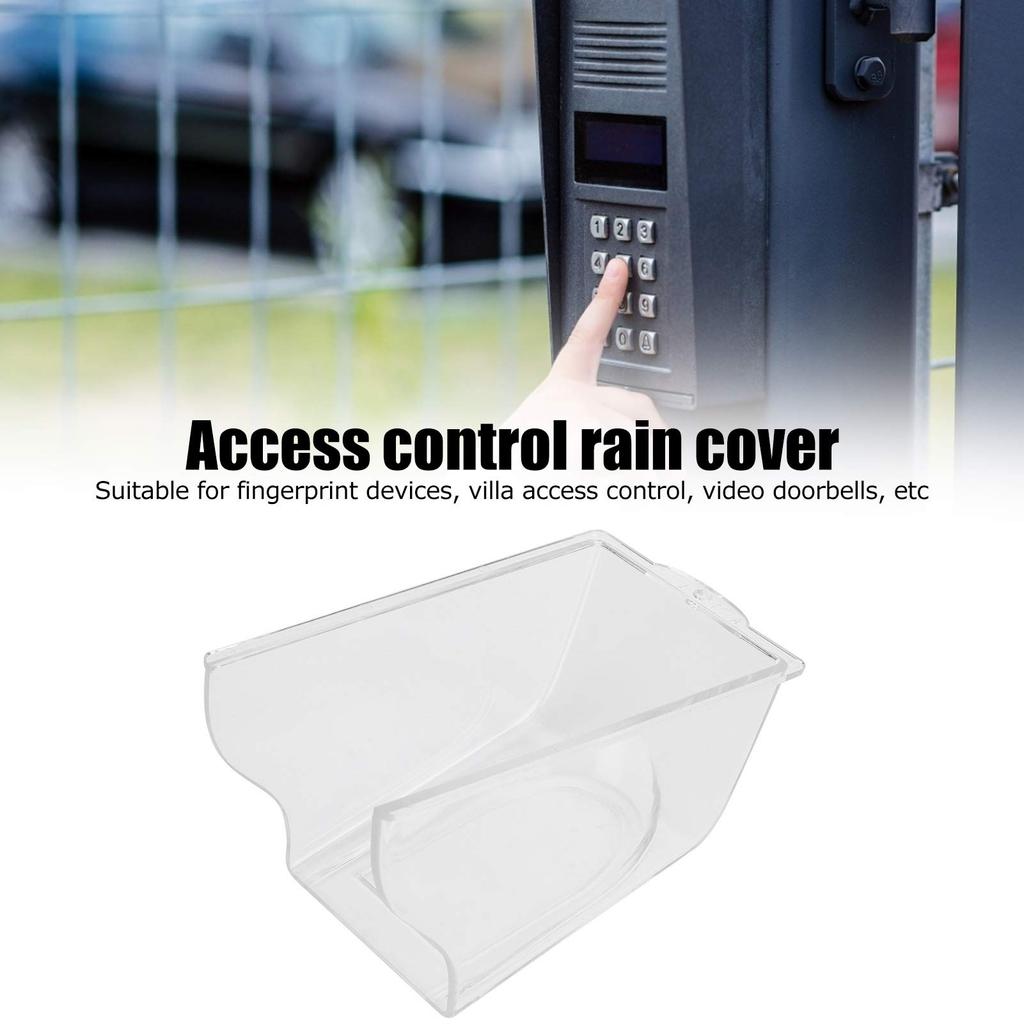 Rain Cover, Waterproof Cover, 3mm Diameter, Detachable Lock, Doorbell, Intercom, Reinforced Plastic, Clear, Easy Installation