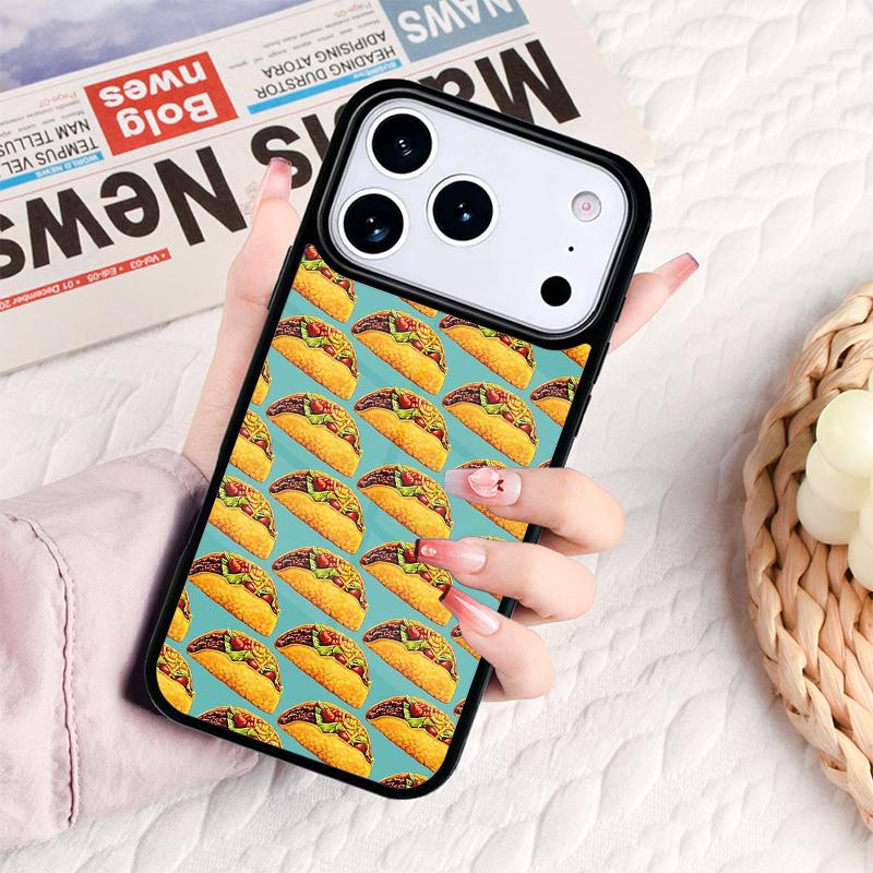 Hamburger Fries Pizza Fast Food Phone Case For IPhone 17 16e 15 14 13 12 11 Pro Max Air Mini Soft Protective Cover