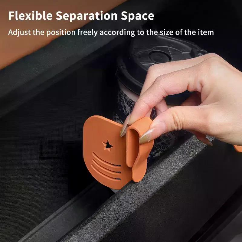 2/4Pcs Universal Car Door Side Storage Partition Car Door Groove Partition Panel Car Storage Organizer Management Car Parts
