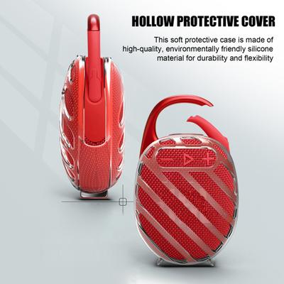Étui de protection transparent en TPU pour haut-parleur, résistant aux chocs, aux chocs et aux chutes