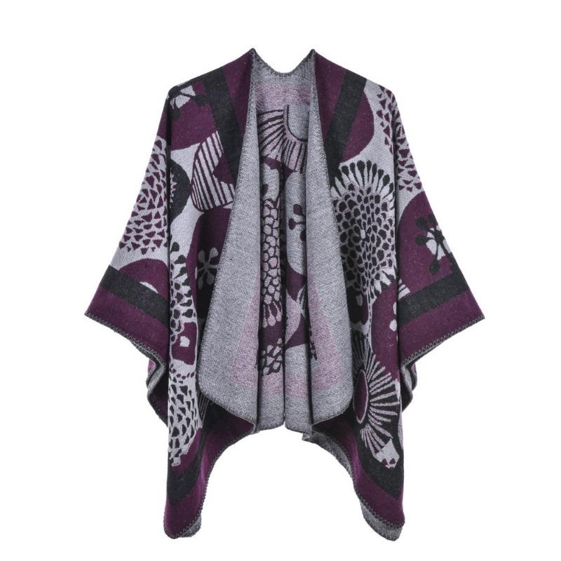 Women S Fashion Warm Scarf Cape For All Seasons