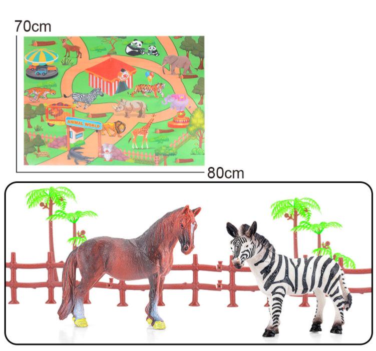 Educational Wildlife Simulation Model: Interactive Science & Cognitive Toy for Kids