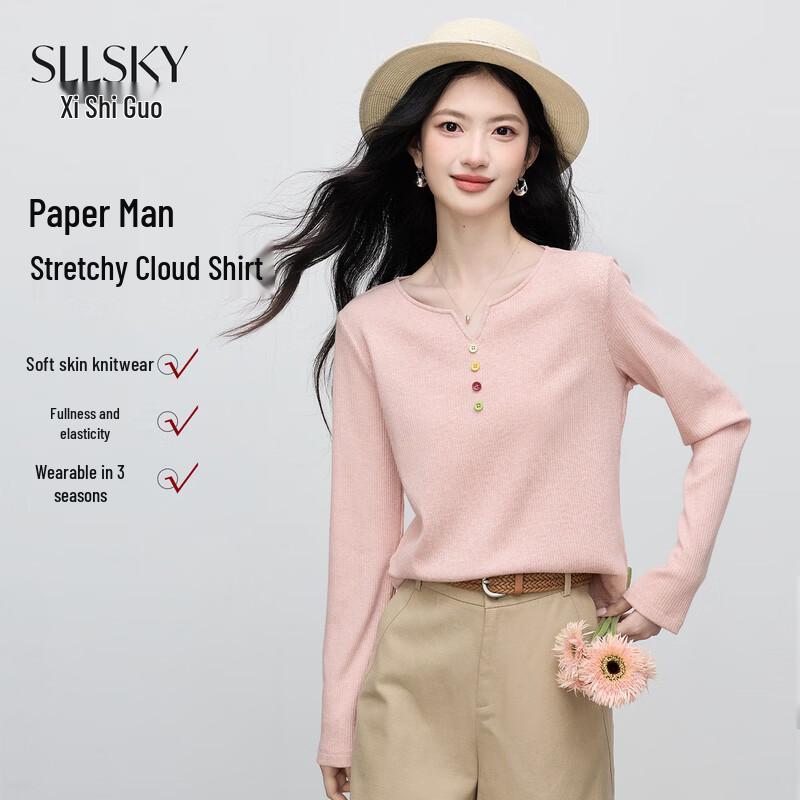 Women s Knitted Long-Sleeve T-Shirt S
