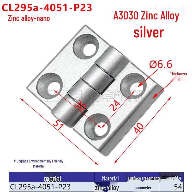 Balamale din aliaj de zinc de înaltă rezistență pentru uși cu profil de aluminiu (2020/3030/3040/4040)