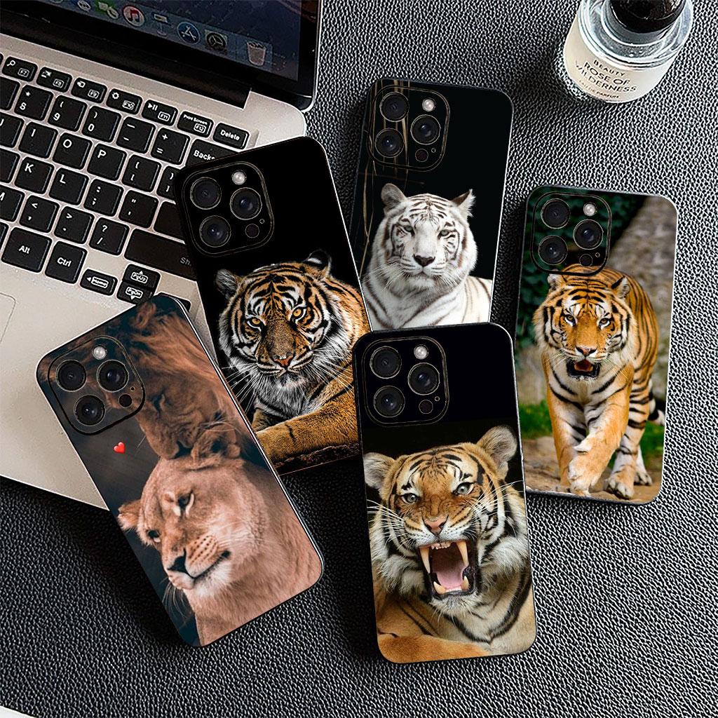 Lion Art Tiger Wallpaper Casing Phone Cover for OPPO A18 A80 A40 A60 A38 A79 A15 A16 A17 A58 A78 A57 A53 A40M Case
