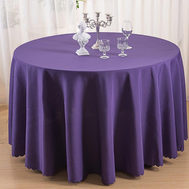 Wedding Christmas Decorative Table Cloth Round Tablecloths Dining Table Cover Birthday Banquet Decor Home Dining Table Cover