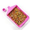 2Pieces Bead Handling Tray Beading Supplies Bead Sorting Tray Bead Funnel Tray Bead Pouring Tray Suitable for Beads