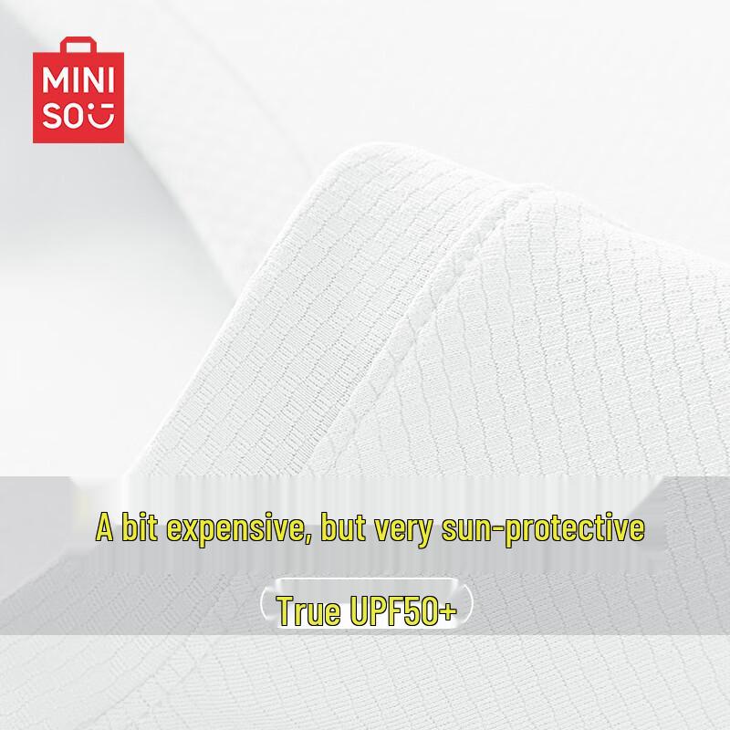 MINISO Men's Summer Ice Silk UPF50+ Loose Breathable Short Sleeve T-shirt