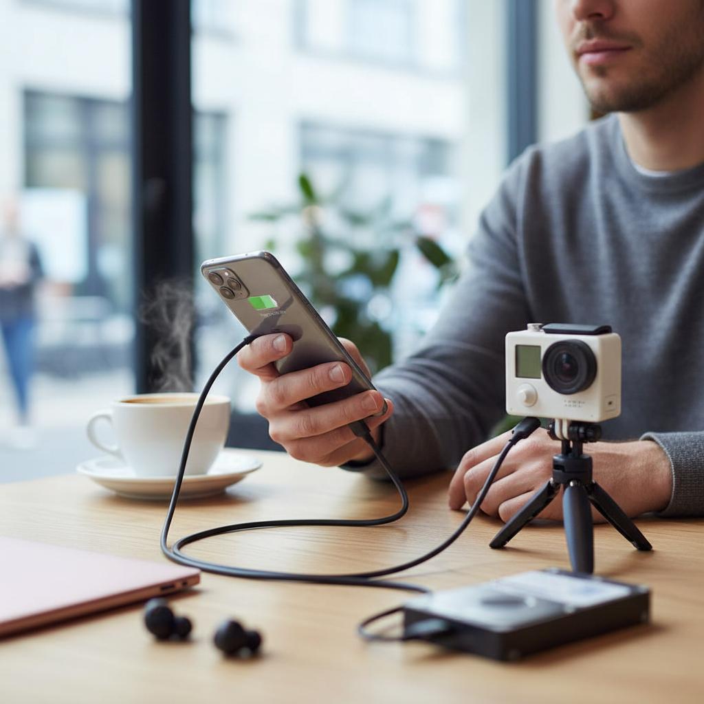 1/2/3PCS Reverse Charging OTG Cable Type-C To Micro USB Male-Male 30/100cm for Xiaomi Huawei OD3.5mm Black Data Cable