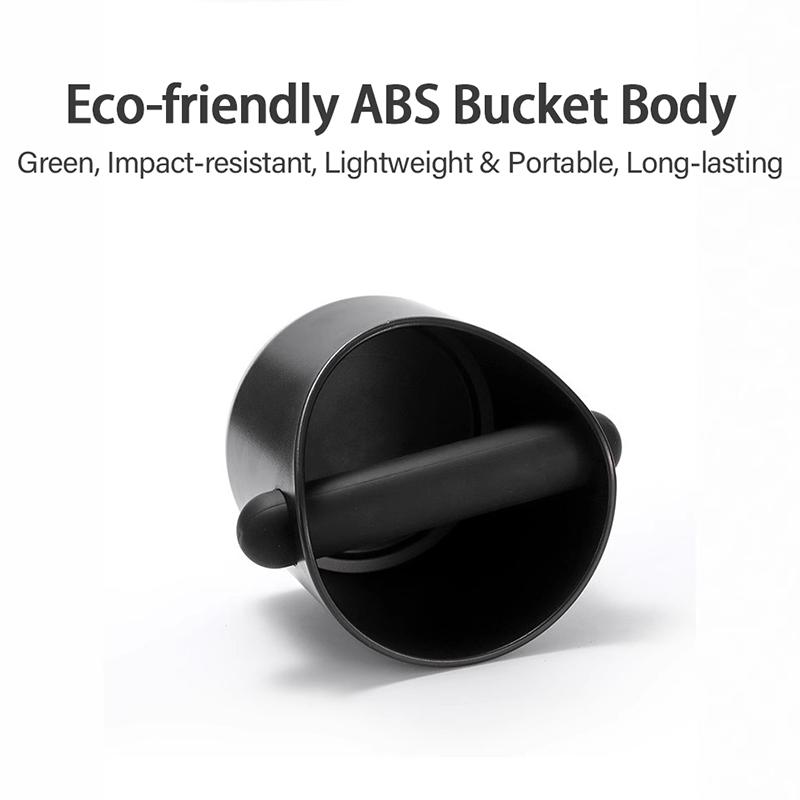 Espresso Grounds Container Coffee Knock Box Anti Slip Dump Bin Barista Cafe Accessories Grind Tools KFQZH01