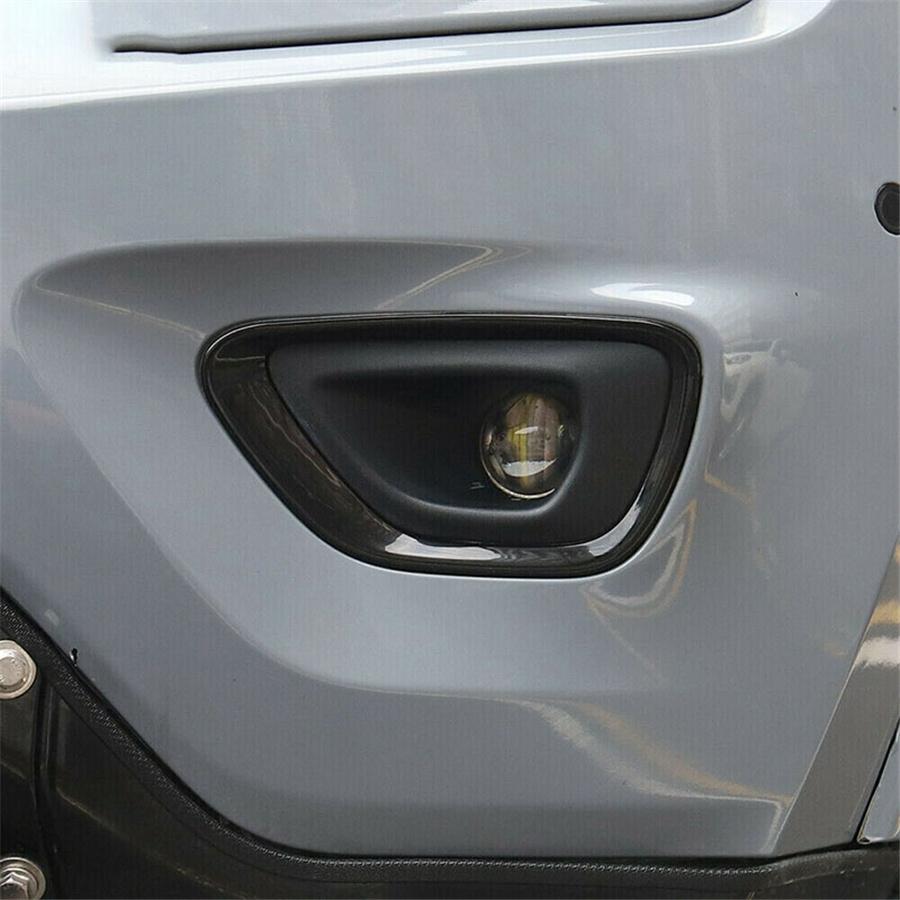 For 2014-17 Jeep Grand Cherokee Front Fog Light Covers Fog Lamp Frame Trim Black