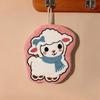 Hanging Cartoon Sheep Hand Towel Soft Coral Fleece Non Shedding Skin Friendly Absorbent for Home Bathroom Kitchen