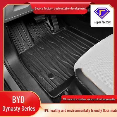 Eco-Friendly TPE Floor, Trunk, and Backrest Mats for BYD Series Cars