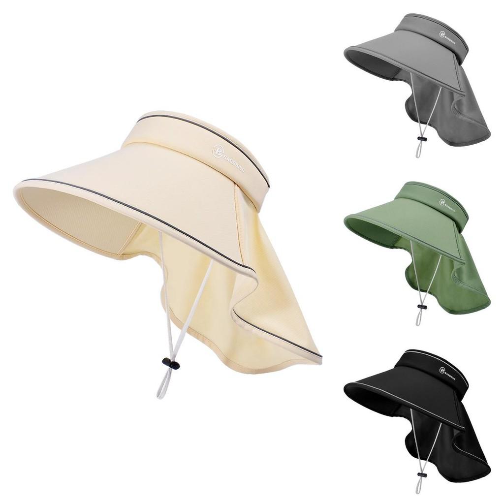 Summer Outdoor Sun Protection Hat With Wide Brim And Breathable Nylon For Womens Uv Shielding