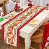Christmas Snowflakes Table Runner Christmas Decorations For Home 2025 Xmas Table Cover Winter Holiday Kitchen Dining Table Decor