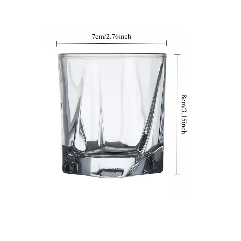 200ml/280ml Cocktail Glass High End Whisky Glass Home Barware Fashioned Wine Glass Creative Glass Cup Coffee Cup Beverage Cup 1pcs