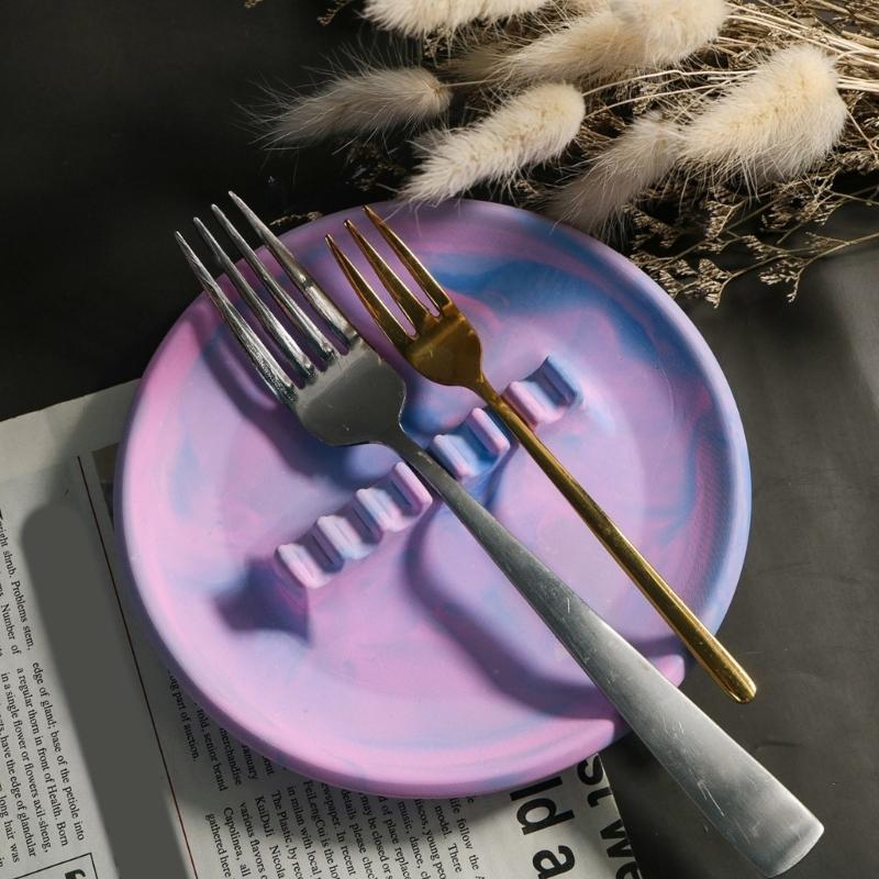 Silicone Mold Cutlery Storage Tray Moulds Silicone Crafts Molds Dish Moulds Perfect Gift for Kitchen Enthusiasts