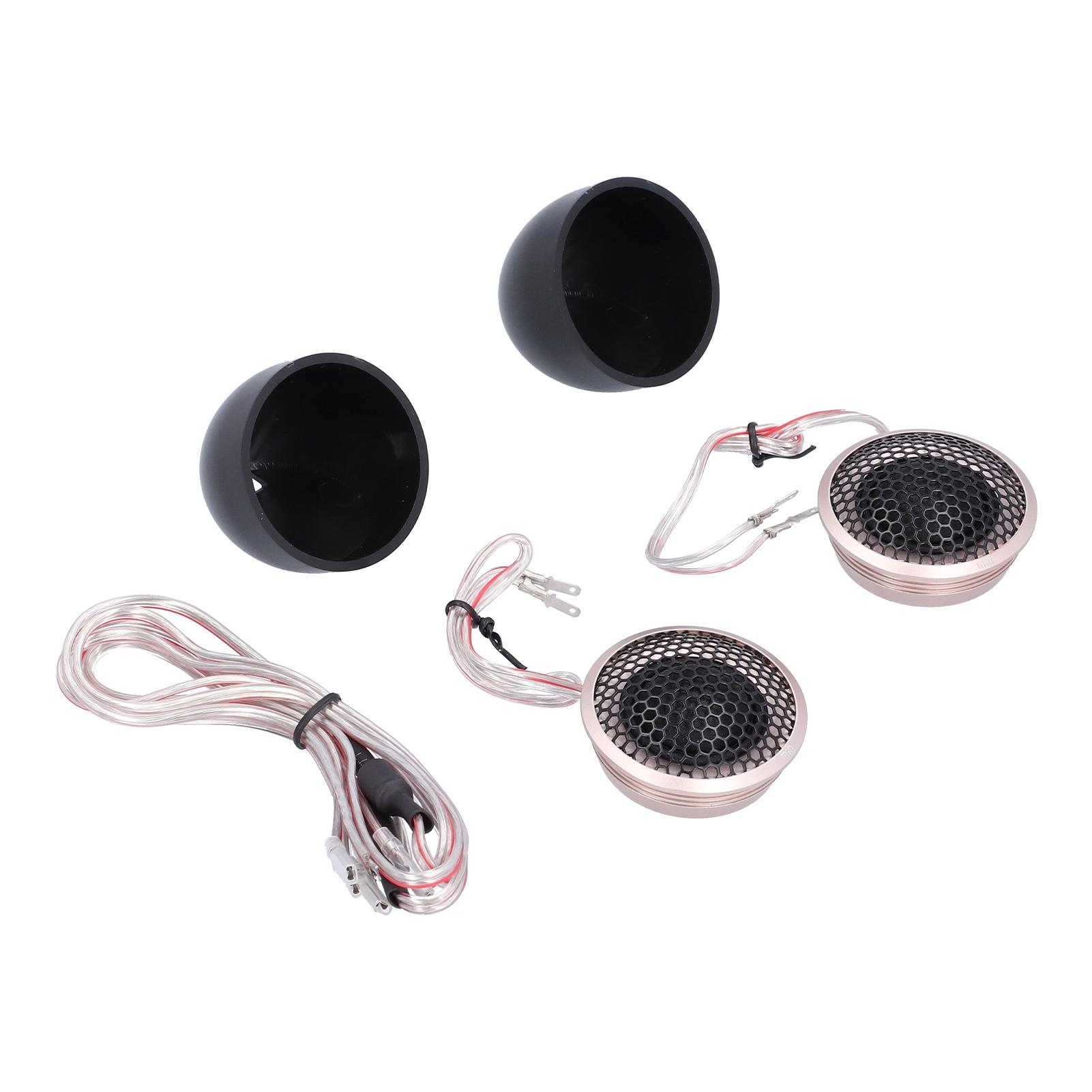 Пара автомобильных твитеров высокой эффективности, чистый звук, громкий динамик, универсальный для автомобилей