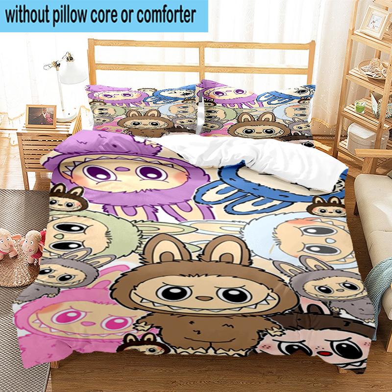 3PCS Bunny Costume Adventure 3pcs Bedding,Including 3PCS Duvet Cover And 2pcs Pillowcases Perfect for Christmas,Ideal for Bedroom, Dormitory