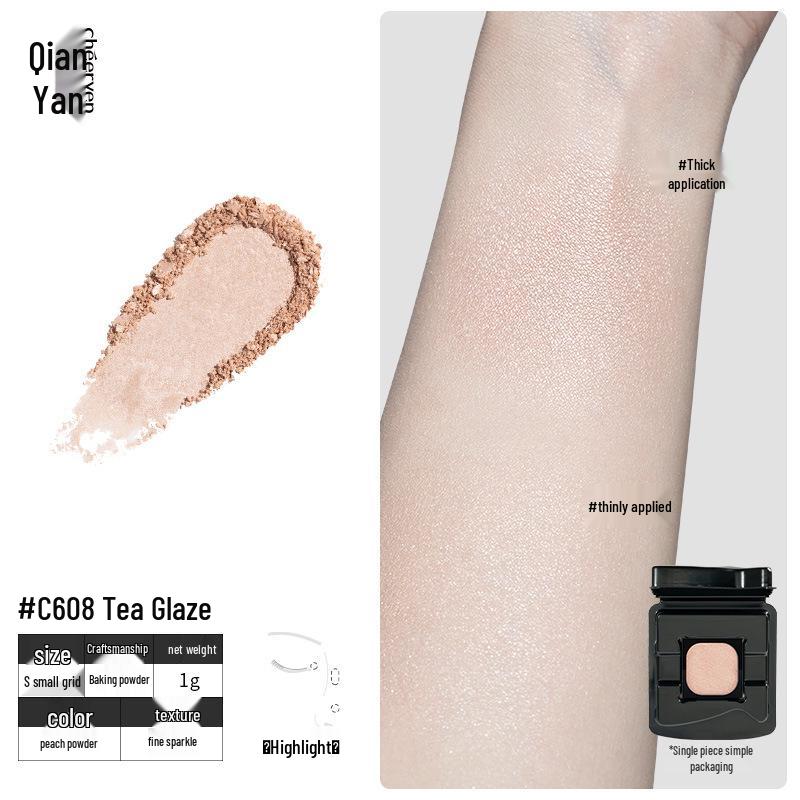 Qianyan Benutzerdefinierte Lidschatten- & Gesichtspalette: DIY Rouge, Highlighter, Kontur, Matt, Schimmer für das tägliche Make-up