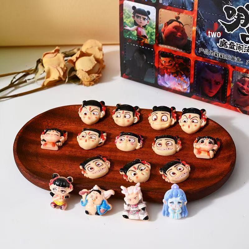 Ne Zha: Dämonenkind Harz Blind Box - 40er Überraschungsspielzeug für Kinder
