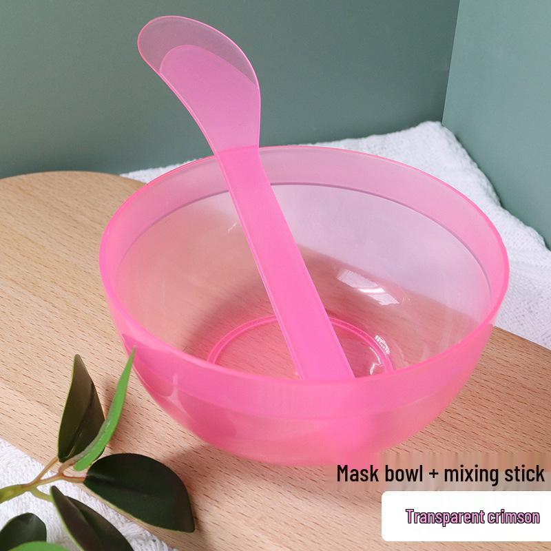 Beauty Mask Mixing Set: Bowl, Spoon & Stick for Makeup & Spa