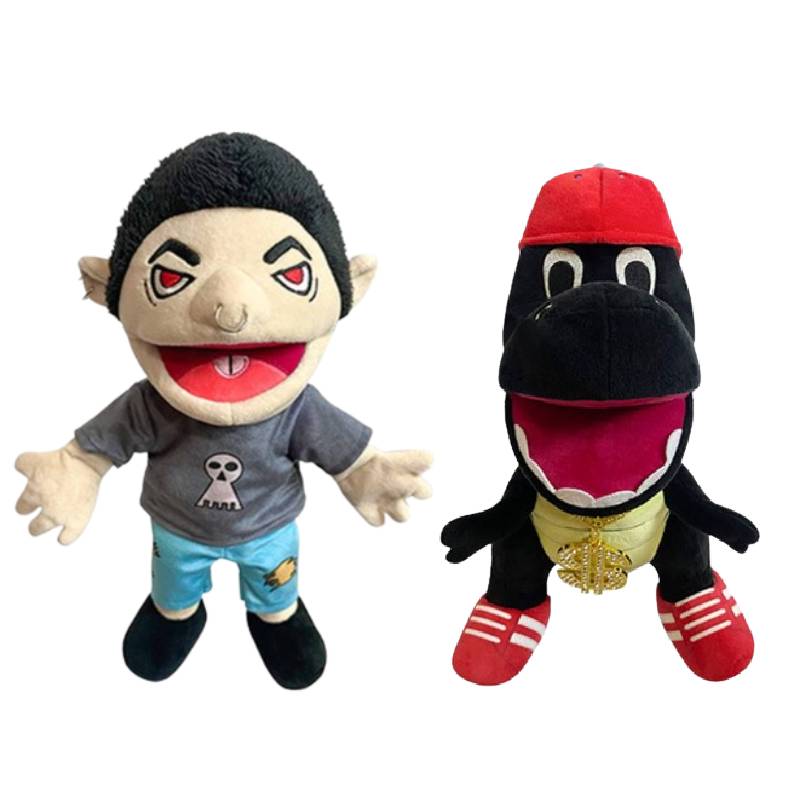 Puppet Jeffy Hand Plush Toy Cosplay Game Stuffed Doll Cartoon Gift Children