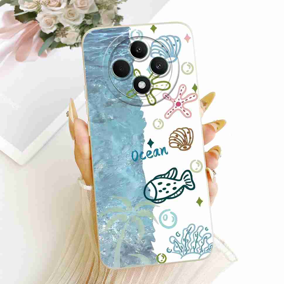 For OPPO Reno 12F 5G Case Clear Cute Cat OPPO Reno12 F Reno12F Reno 12 F 5G CPH2637 Shockproof Soft Phone Cover Full Protector