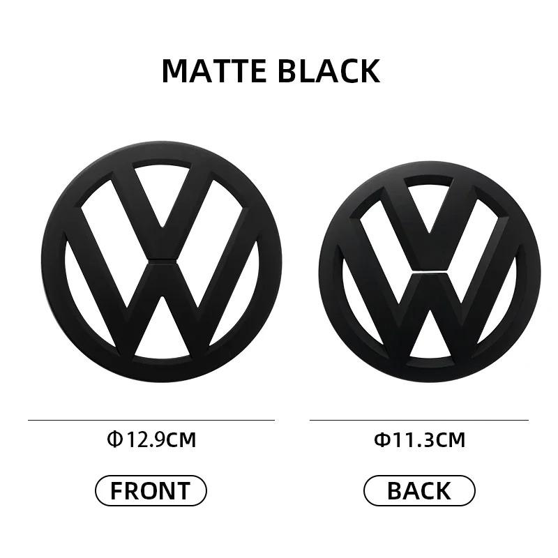 2Pcs Car Sticker For Volkswagen VW Golf 5 MK5 GTI 03-08 129mm X 113MM Car Front Grill Badge Replacement Emblem Car Logo Stickers