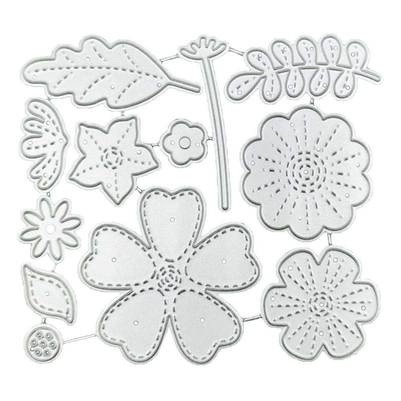 

Flower Leaves Metal Cutting Dies Handmade Crafts DIY Scrapbooking Embossing Supplies for Children Girl Boys Handmade 1