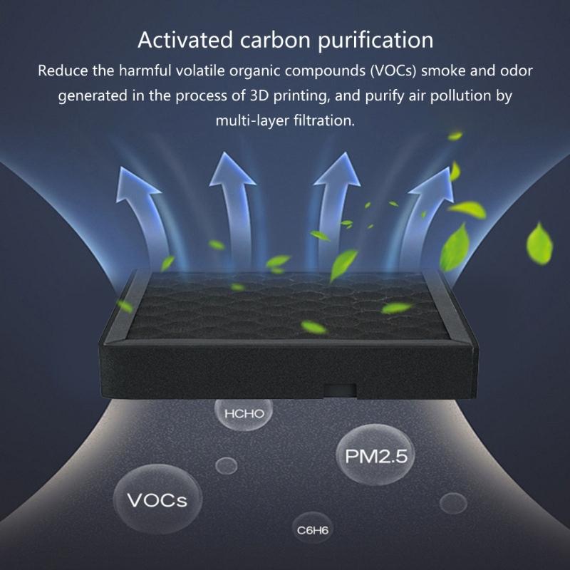 3D Printer Air Purification Filter for H2D with Enhanceds Activateds Carbon Adsorption and easy Installation