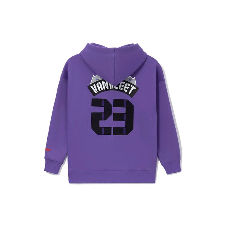 Li Ning Sports Basketball Collection Sweatshirt Unisex Purple AWDRH49-2 XXL