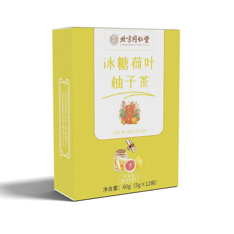 Чай TongRenTang с сахаром и листьями лотоса и помело 60г/коробка 1 Box — фото 2