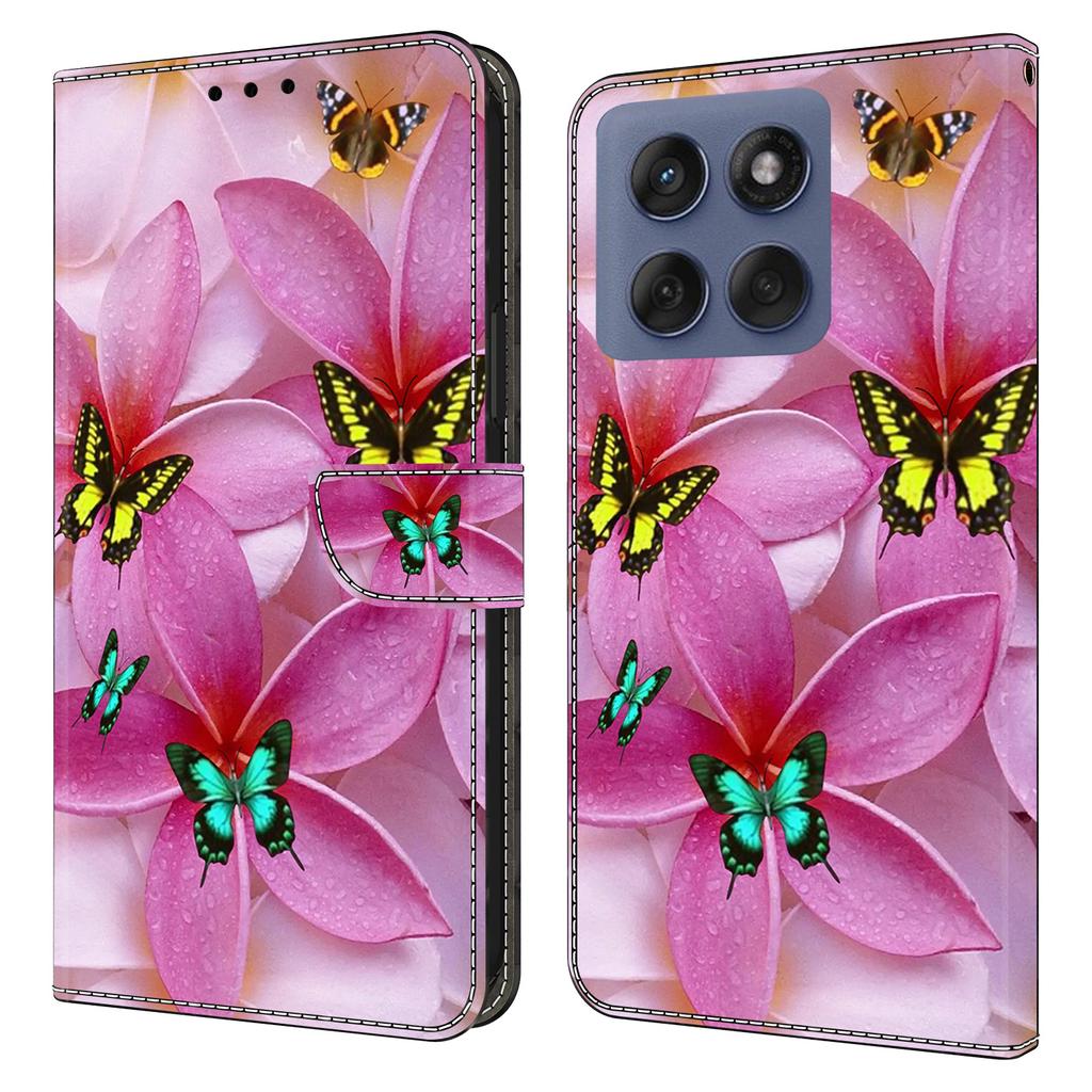 For Motorola Edge 60 Pro 5G Wallet Case Pattern Printing Stand Leather Flip Phone Cover