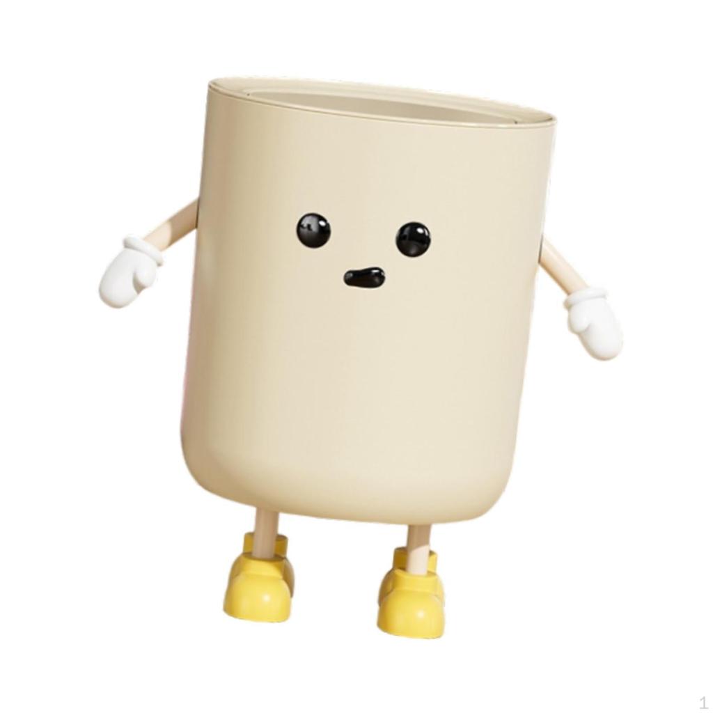 Uroczy kosz na śmieci, przenośny, kreatywny, nowoczesny, praktyczny do domu