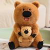 Cartoon Keychain Capybara Plush Dolls Pendant Childrens Toys Birthday Gifts