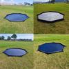 Octagonal Ground Sheet for 2-3 Person One-Pole Tents, Lightweight, Waterproof, PU4000mm, 3D Design, Includes Storage Bag
