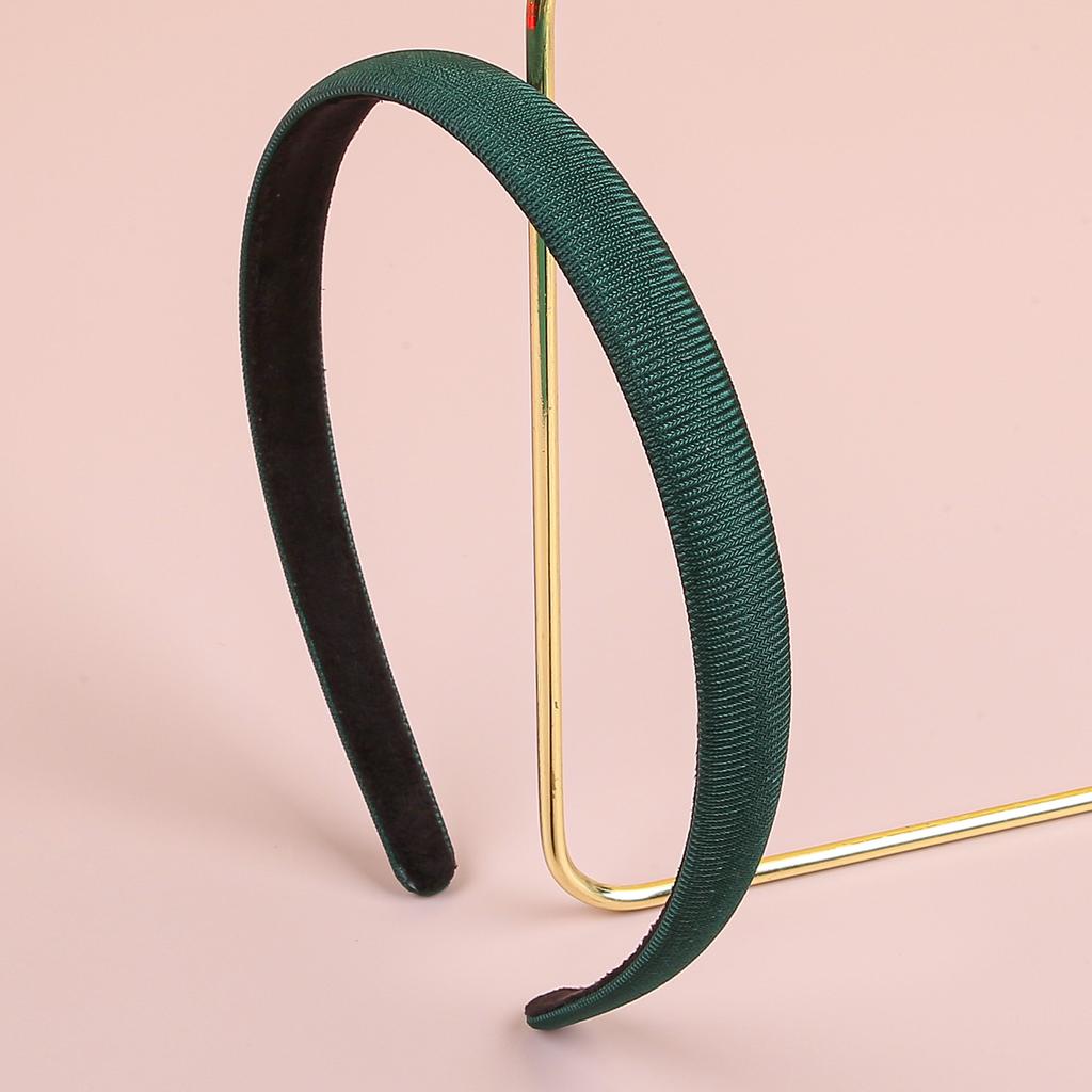1/5pcs Plain 1.5CM Wide Headband Girls Fabric Covered Resin Hairbands Plastic Hair Hoop Kids Elastic Bands Hair Accessories