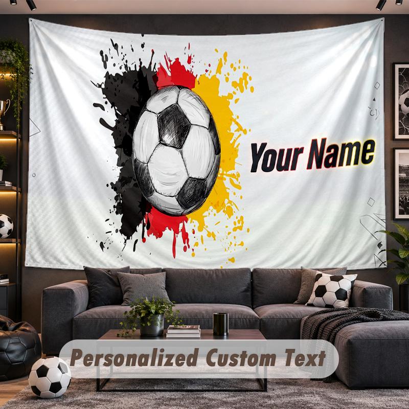 Germany national football team Personalized Tapestry Support Custom Name, Wall Art Home Decoration