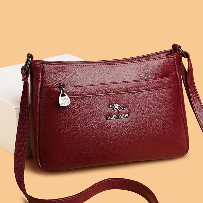Single-shoulder Crossbody Bag, Classic and Simple, Fashionable for Middle-aged Mothers.